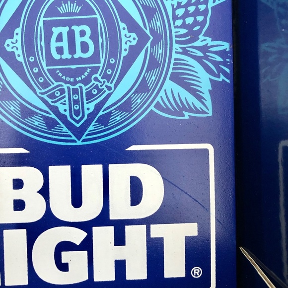 Bud Light, Beer Bottle, Opener, Wooden, Metal‎ Opener, New In Box - Picture 8 of 8